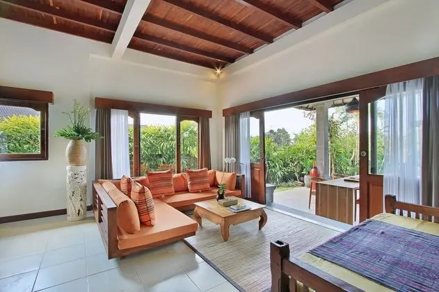 Two-Bedroom Private Pool Villa with Rice Field View