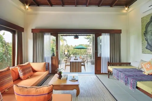 Two-Bedroom Private Pool Villa with Rice Field View