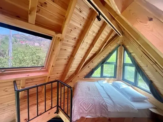 Bungalow, Dere ve Orman Manzaralı, Özel Bahçeli