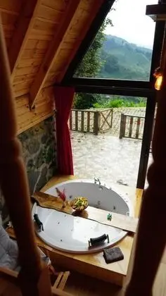 Bungalow 3 Kişilik Oda, Doğa Manzaralı, Jakuzili