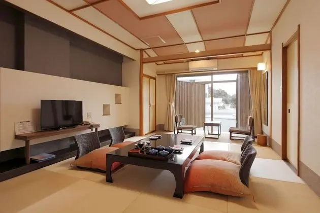 Traditional Oda, Sigara İçilmez, Okyanus Manzaralı (Tatami with Private Open-air bath,HB)