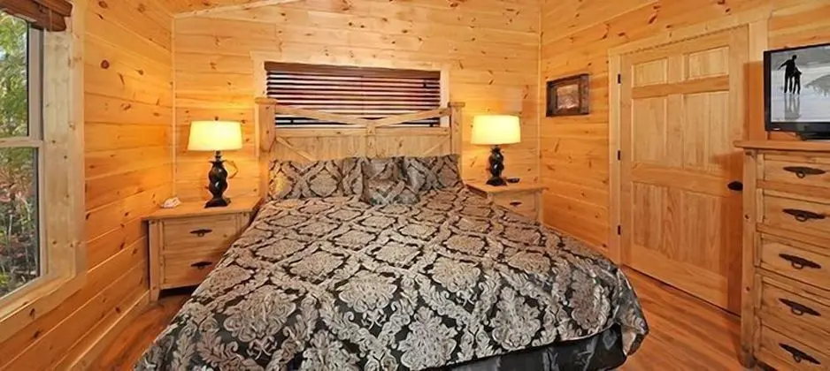 Honeymoon Kulübe, 1 Yatak Odası, Sıcak Su Havuzu (Sleeps up to 4)