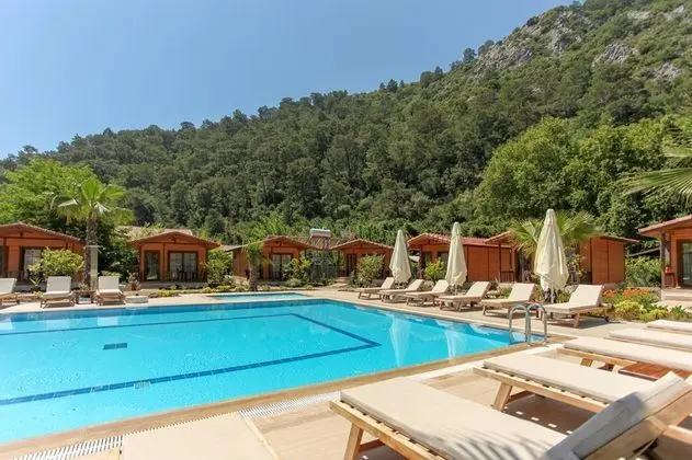 Bungalow, Havuz Manzaralı