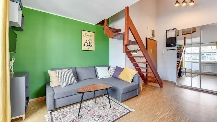 Stüdyo, 1 Çift Kişilik Yatak ve Çekyat, Avlu Manzaralı (with entresol, 3 persons)