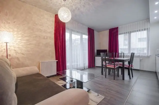 Apart Daire, 1 Yatak Odası, Bahçeli (living room 4 adults)