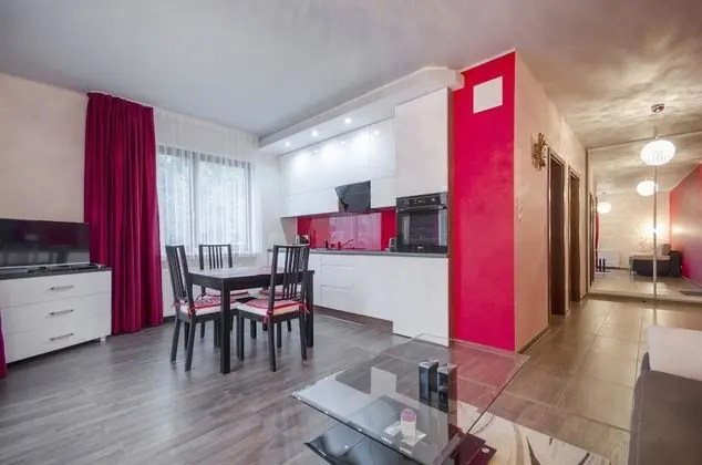 Apart Daire, 1 Yatak Odası, Bahçeli (living room 4 adults)