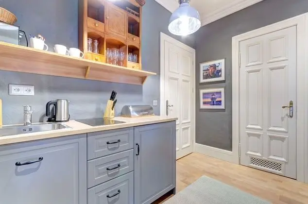 Deluxe Apart Daire, 2 Yatak Odası, Küçük Mutfak