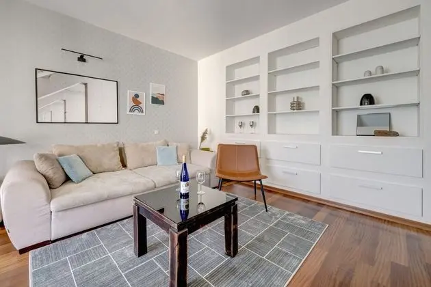 Apart Daire, 1 Yatak Odası, Balkon (living room 4 adults)