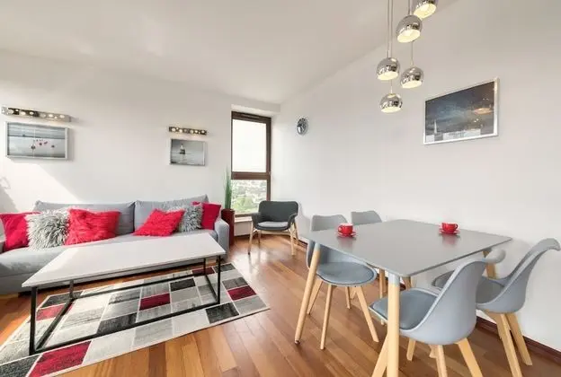 Comfort Apart Daire, 2 Yatak Odası, Balkon, Şehir Manzaralı (living room for 6 adults )