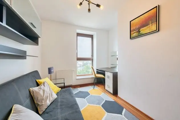 Comfort Apart Daire, 2 Yatak Odası, Balkon, Şehir Manzaralı (living room for 6 adults )