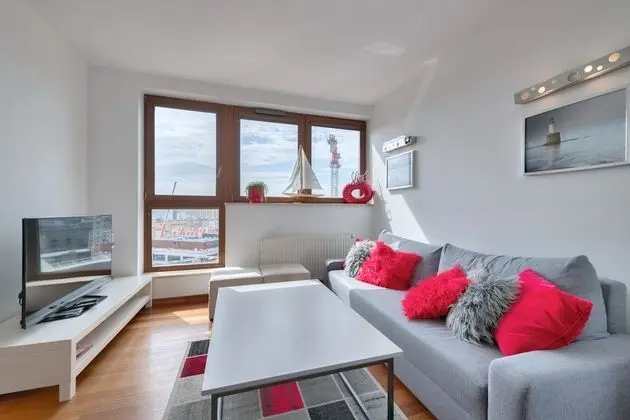 Comfort Apart Daire, 2 Yatak Odası, Balkon, Şehir Manzaralı (living room for 6 adults )