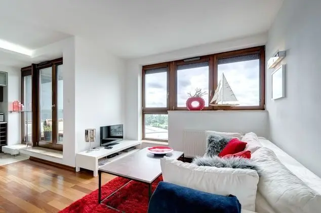 Comfort Apart Daire, 2 Yatak Odası, Balkon, Şehir Manzaralı (living room for 6 adults )