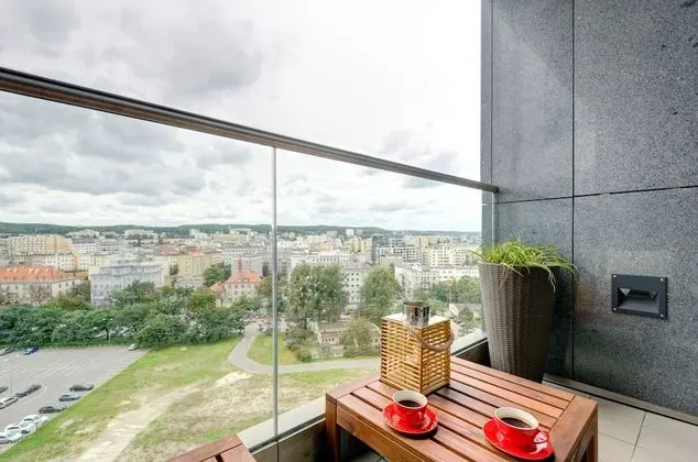 Comfort Apart Daire, 2 Yatak Odası, Balkon, Şehir Manzaralı (living room for 6 adults )