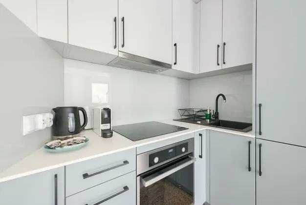 Deluxe Apart Daire, 1 Yatak Odası, Balkon, Ek Bina (4 people, ul. Sobieskiego 29)