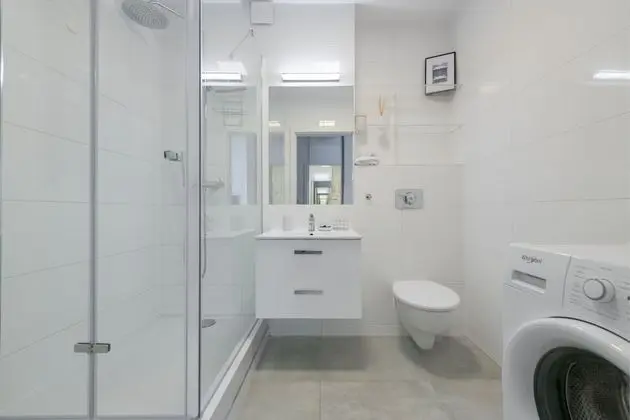 Deluxe Apart Daire, 1 Yatak Odası, Balkon, Ek Bina (4 people, ul. Sobieskiego 29)