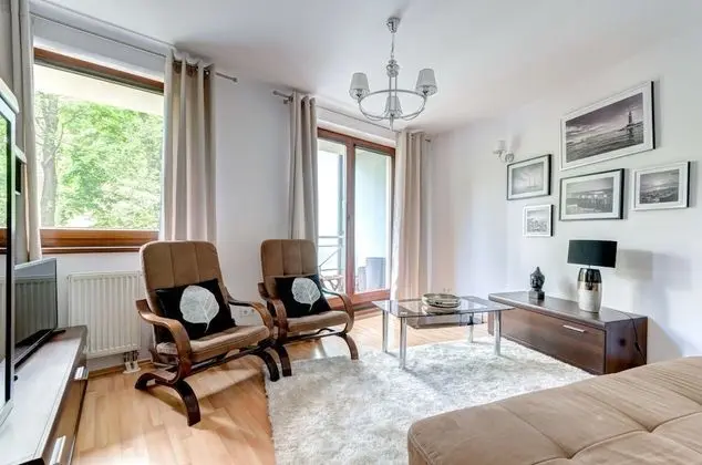 Standard Apart Daire, 1 Yatak Odası, Balkon (4 people, ul. Sobieskiego 29)