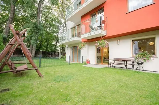 Comfort Apart Daire, 1 Yatak Odası, Küçük Mutfak, Bahçeli