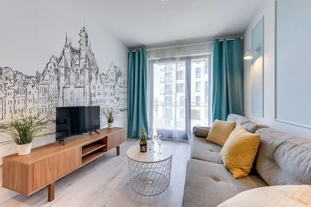 Comfort Apart Daire, 1 Yatak Odası, Balkon