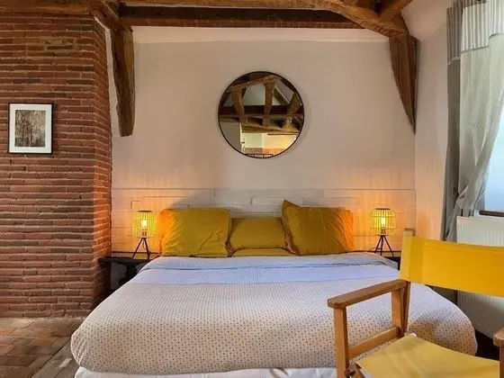 Deluxe Tek Büyük Yataklı Oda, Banyolu/Duşlu, Bahçe Manzaralı (Santa Teresa)