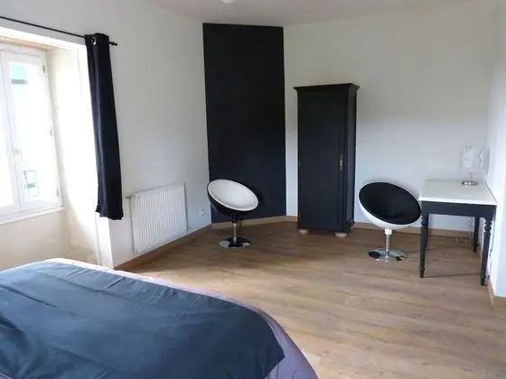 Luxury Tek Büyük Yataklı Oda, Banyolu/Duşlu, Bahçe Manzaralı (et Estuaire - Le blanc)