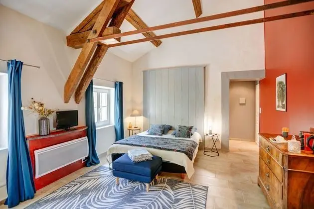 Comfort Üç Kişilik Oda, Park Manzaralı (Chambre des platanes)