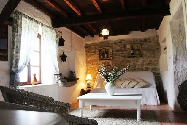 Kır Evi, Üzüm Asması Manzaralı, Avlu