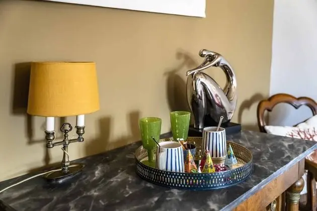 Deluxe Tek Büyük Yataklı Oda, Banyolu/Duşlu, Bahçe Manzaralı (Chambre Foulque)