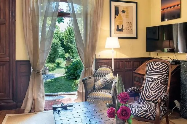 Deluxe Ev, Banyolu/Duşlu, Park Manzaralı (piscine sécurisée, verger)