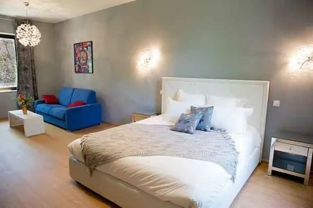 Family Tek Büyük Yataklı Oda, 3 Yatak Odası, Bahçe Manzaralı