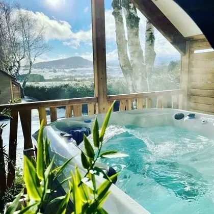 Premium Süit, 1 Büyük (Queen) Boy Yatak, Sıcak Su Havuzu, Dağ Manzaralı