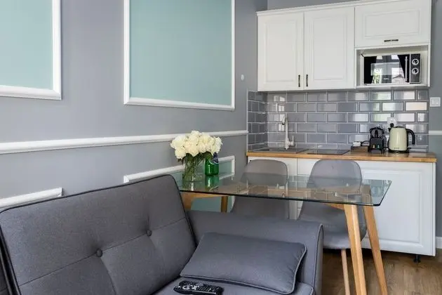 Deluxe Apart Daire, 1 Yatak Odası, Küçük Mutfak, Bahçe Manzaralı