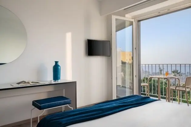 Deluxe Tek Büyük Yataklı Oda, Balkon, Deniz Manzaralı