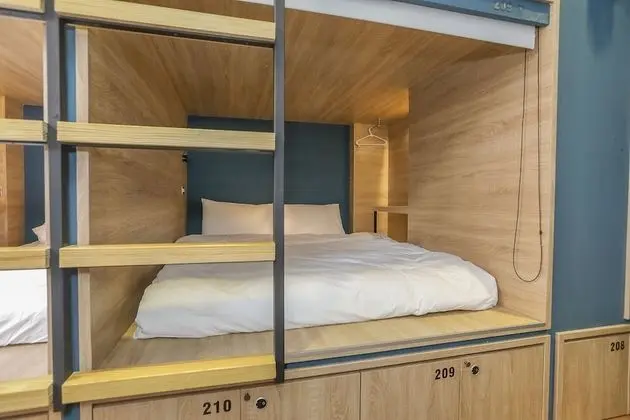 Ortak Ranzalı Oda, Karma Ranzalı Oda, Ortak Banyo (Double Bed )