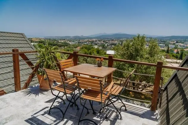 Bungalov Ardıç, Deniz ve Dağ Manzaralı, Teraslı