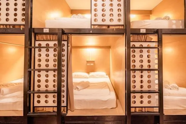 Double Bed in Mixed Dormitory