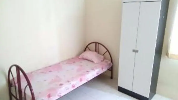 Bed in dormitory