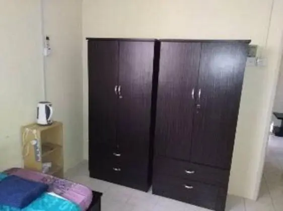 Bed in dormitory