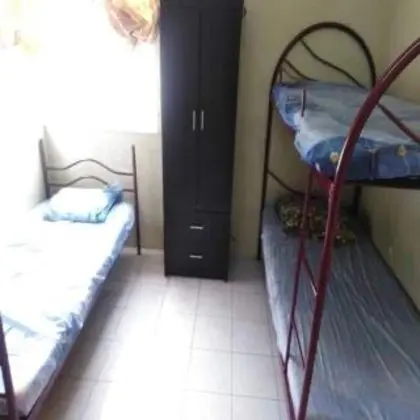 Bed in dormitory
