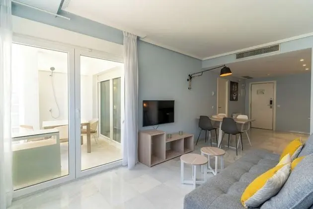 Deluxe Apart Daire, 1 Yatak Odası, Teras, Deniz Manzaralı (Caleta)