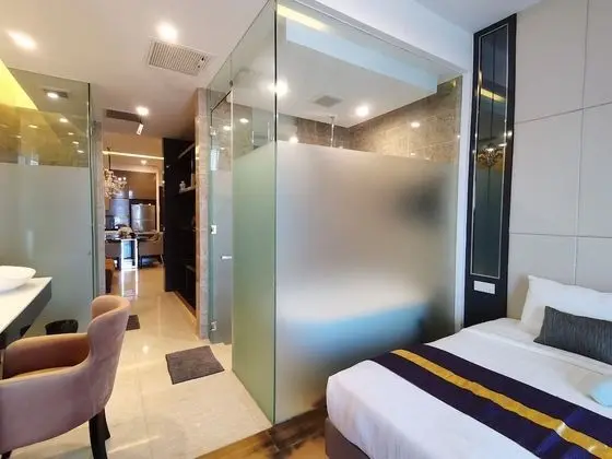 Deluxe Stüdyo Süit, 1 Yatak Odası, Balkon, Şehir Manzaralı