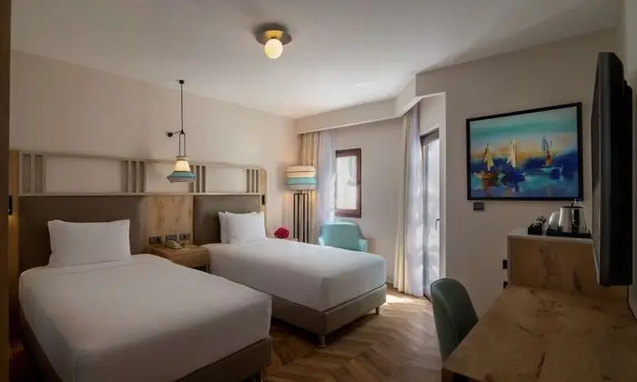 Deluxe Oda, 2 Tek Kişilik Yatak