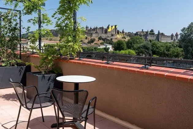 Deluxe İki Ayrı Yataklı Oda, 2 Tek Kişilik Yatak, Teras, Şehir Manzaralı
