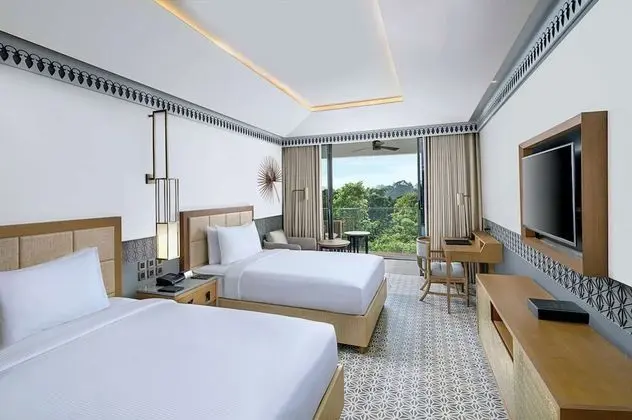Deluxe İki Ayrı Yataklı Oda, Balkon, Bahçe Manzaralı