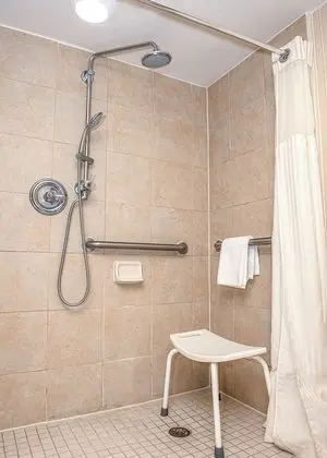 Oda, 2 Çift Kişilik Yatak, Engellilere Uygun (Roll In Shower)