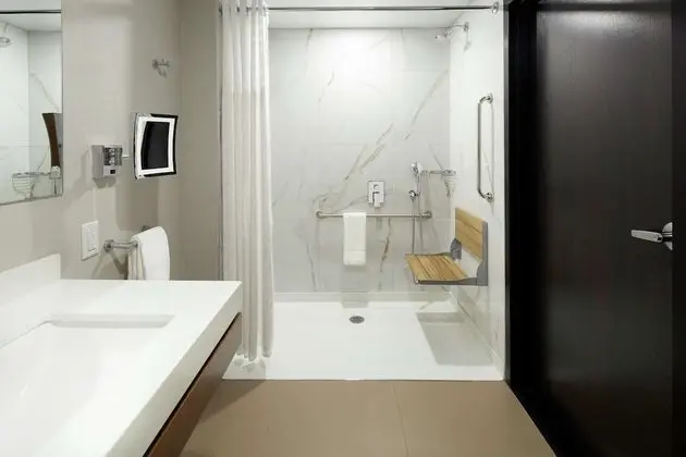 Oda, 1 Büyük (Queen) Boy Yatak, Engellilere Uygun (Roll-In Shower)