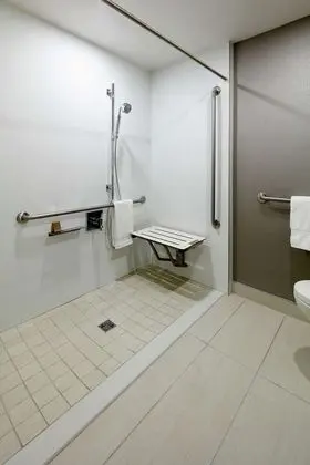 Oda, 1 En Büyük (King) Boy Yatak, Engellilere Uygun (Roll-In Shower, Mobility)