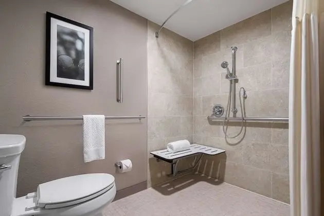 Oda, 1 En Büyük (King) Boy Yatak, Engellilere Uygun (Roll-In Shower)