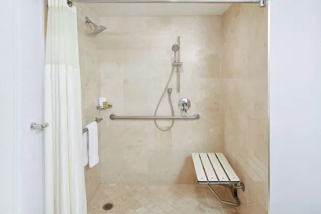 Oda, 1 Çift Kişilik Yatak, Engellilere Uygun, Sigara İçilmez (Roll-in Shower)