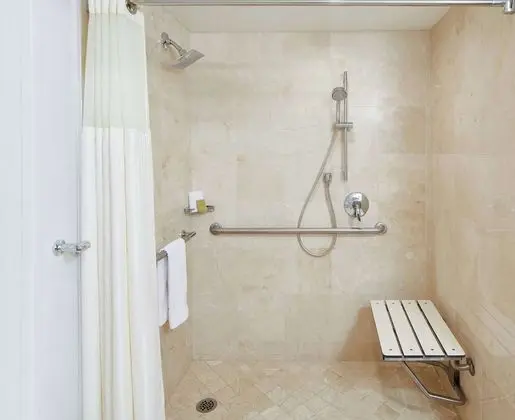 Oda, 1 Çift Kişilik Yatak, Engellilere Uygun, Sigara İçilmez (Roll-in Shower)