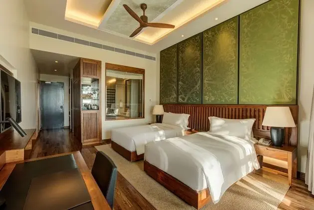 Deluxe Oda, 2 Tek Kişilik Yatak, Balkon, Bahçe Manzaralı